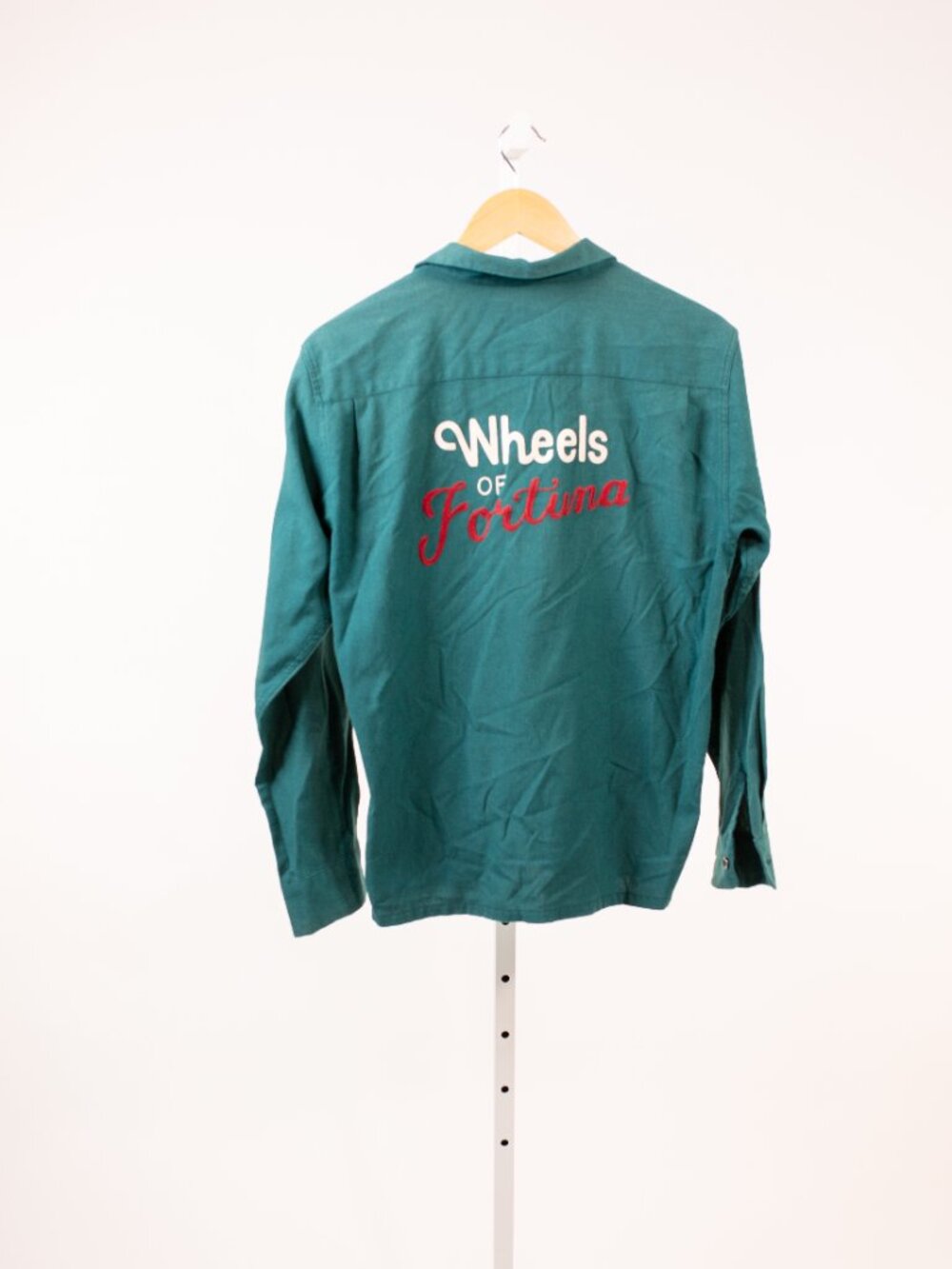 LØREN Live Auction Long Sleeve Teal Vintage Shirt, Men's Med Plus Signed Pick